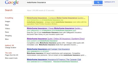 Motorhome Insurance