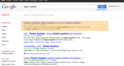 Stage Supplies, Theatrical Supplies